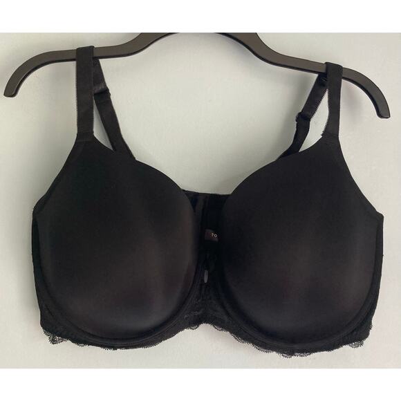 Torrid Curve Bra 42F Black Lined Black - Picture 1 of 10